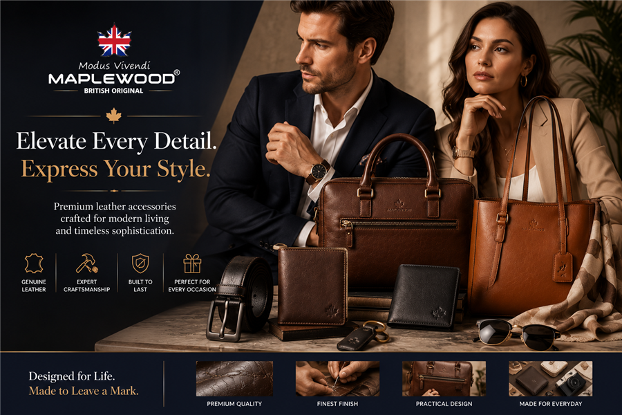 Defining Modern Elegance: Leather Accessories That Transform Men